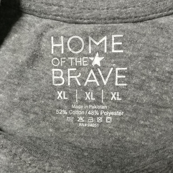 Americana Party in the USA Men's XL T-Shirt Gray Patriotic Short Sleeve Tee - Picture 10 of 12